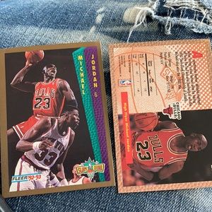 Michael Jordan super rare card 1992 fleer